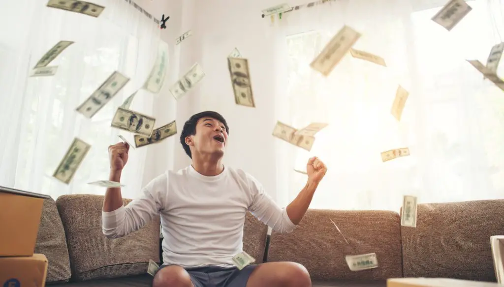 Estar en paz con el dinero es un arte Happy Money, Imagen de jcomp vía freepik