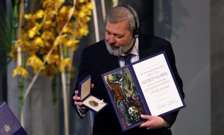 La medalla del Nobel de la paz se subastó en pro de la niñez ucraniana