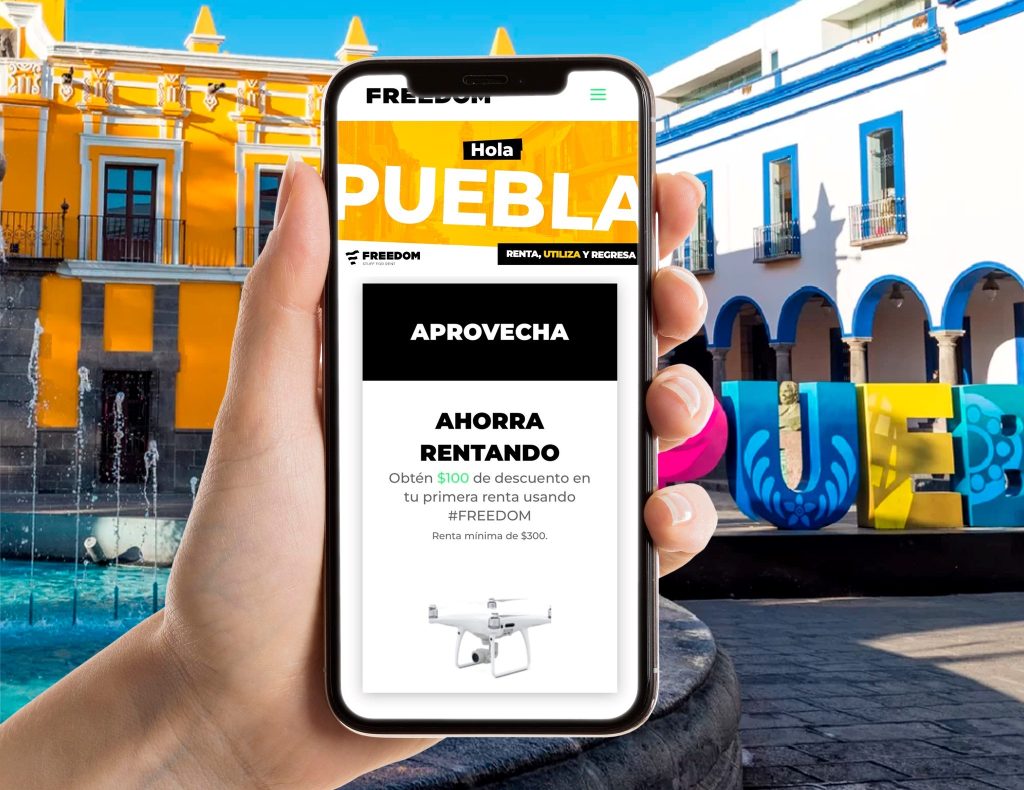 Llegó Freedom a Puebla: Paga sólo lo que necesitas